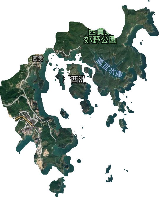 西贡区卫星图