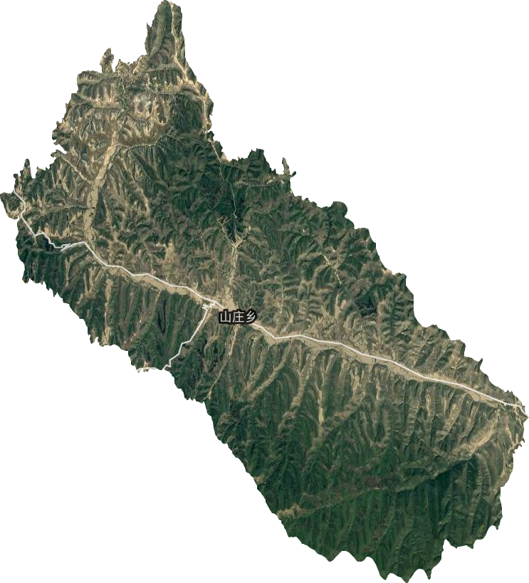 山庄乡卫星图