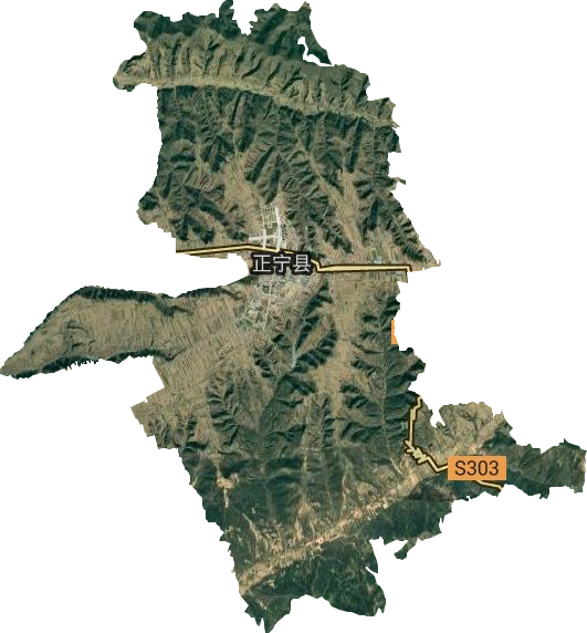 山河镇卫星图