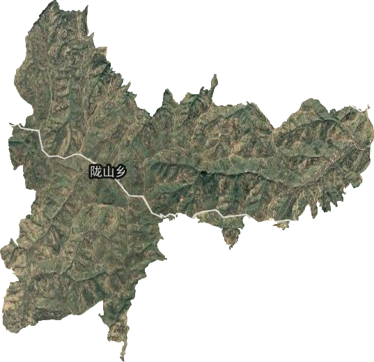陇山乡卫星图