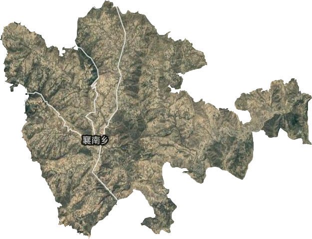 襄南乡卫星图