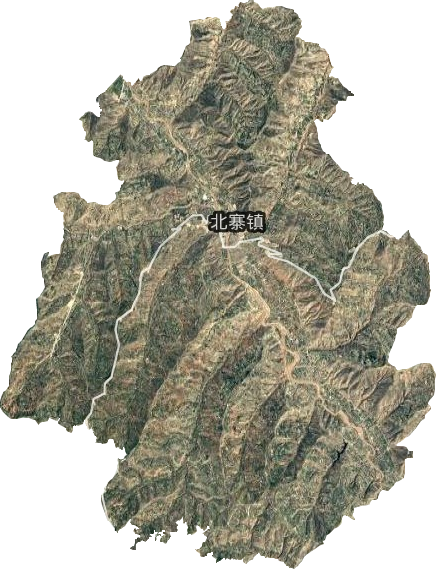 北寨镇卫星图