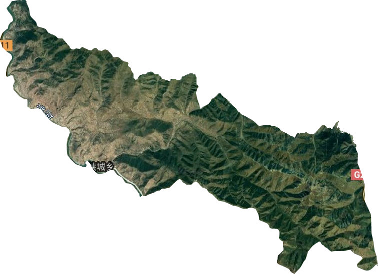 峡城乡卫星图