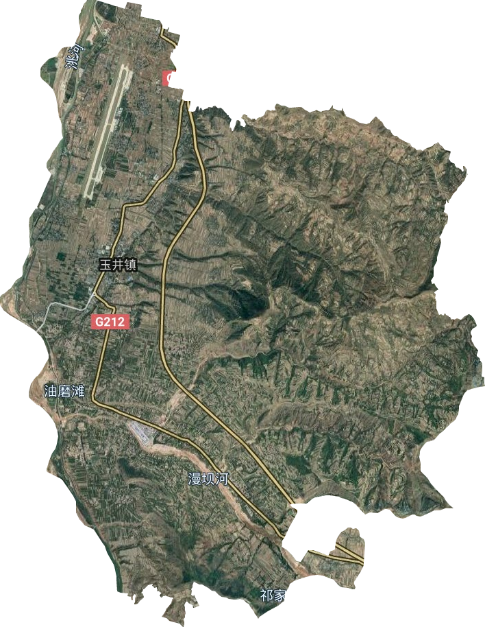玉井镇卫星图