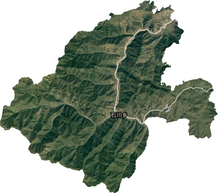 石川乡卫星图