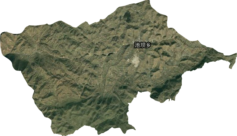 池坝乡卫星图
