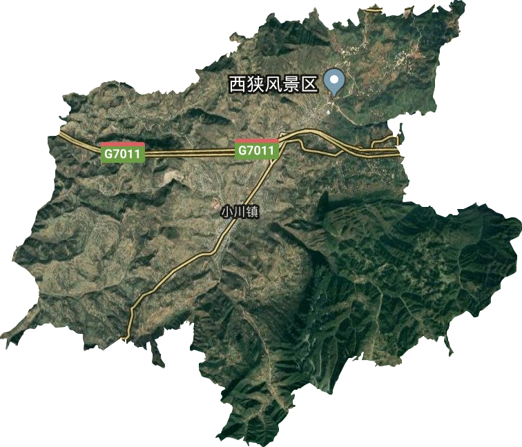 小川镇卫星图