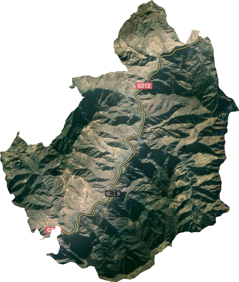 临江乡卫星图