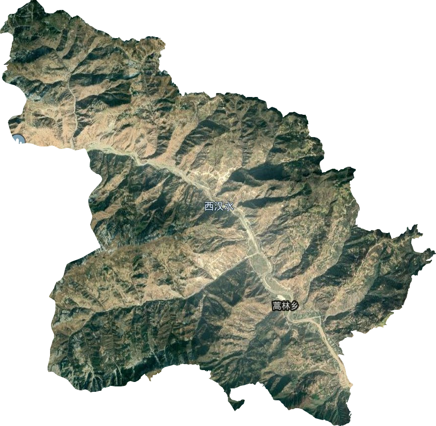 蒿林乡卫星图