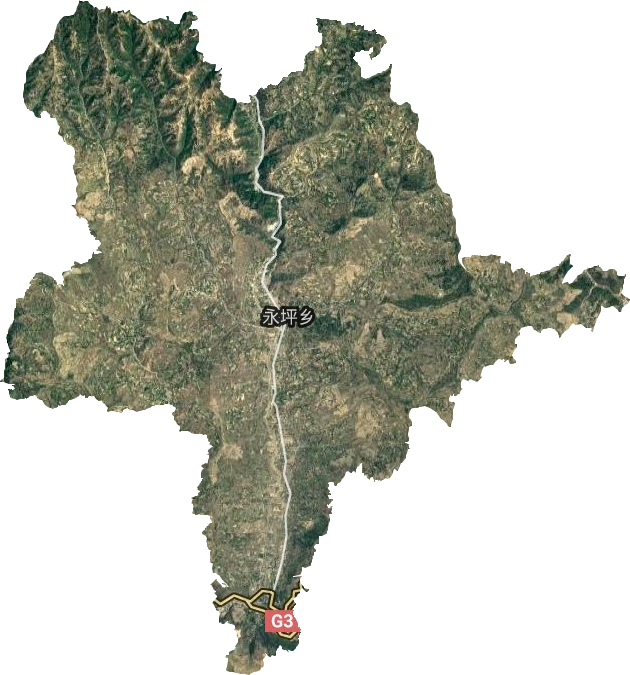 永坪乡卫星图