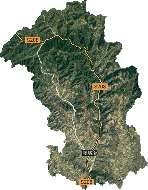 崖城乡卫星图