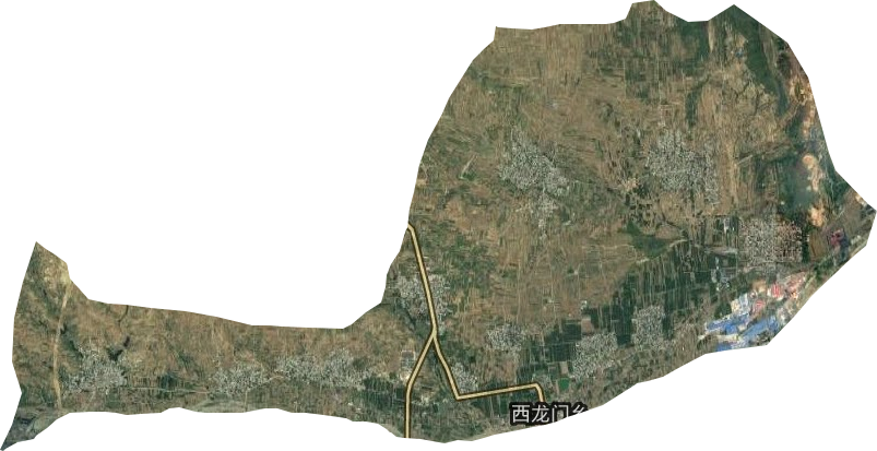 西龙门乡卫星图