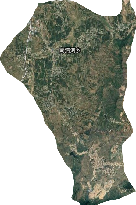 南清河乡卫星图