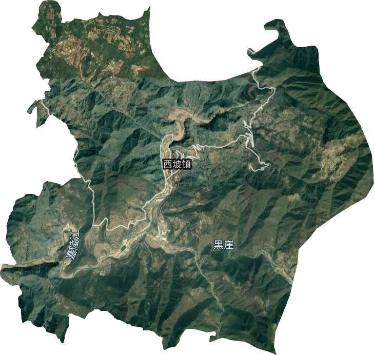 西坡镇卫星图