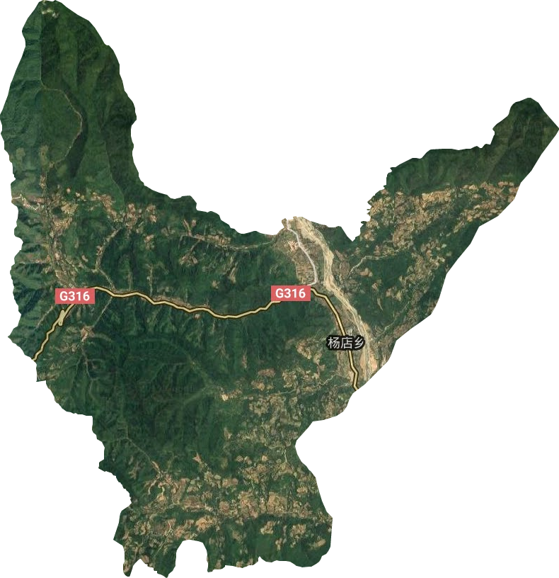 杨店乡卫星图
