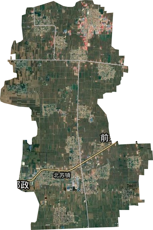北苏镇卫星图