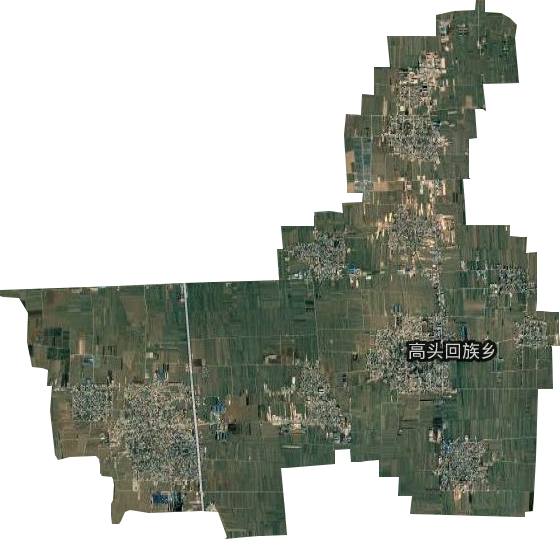 高头回族乡卫星图