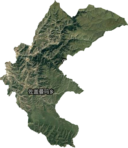 佐盖曼玛乡卫星图