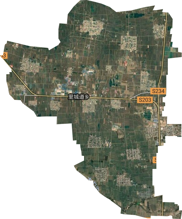 里城道乡卫星图