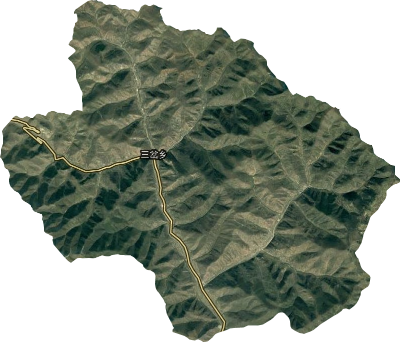 三岔乡卫星图