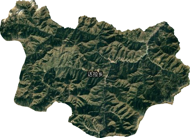 达拉乡卫星图
