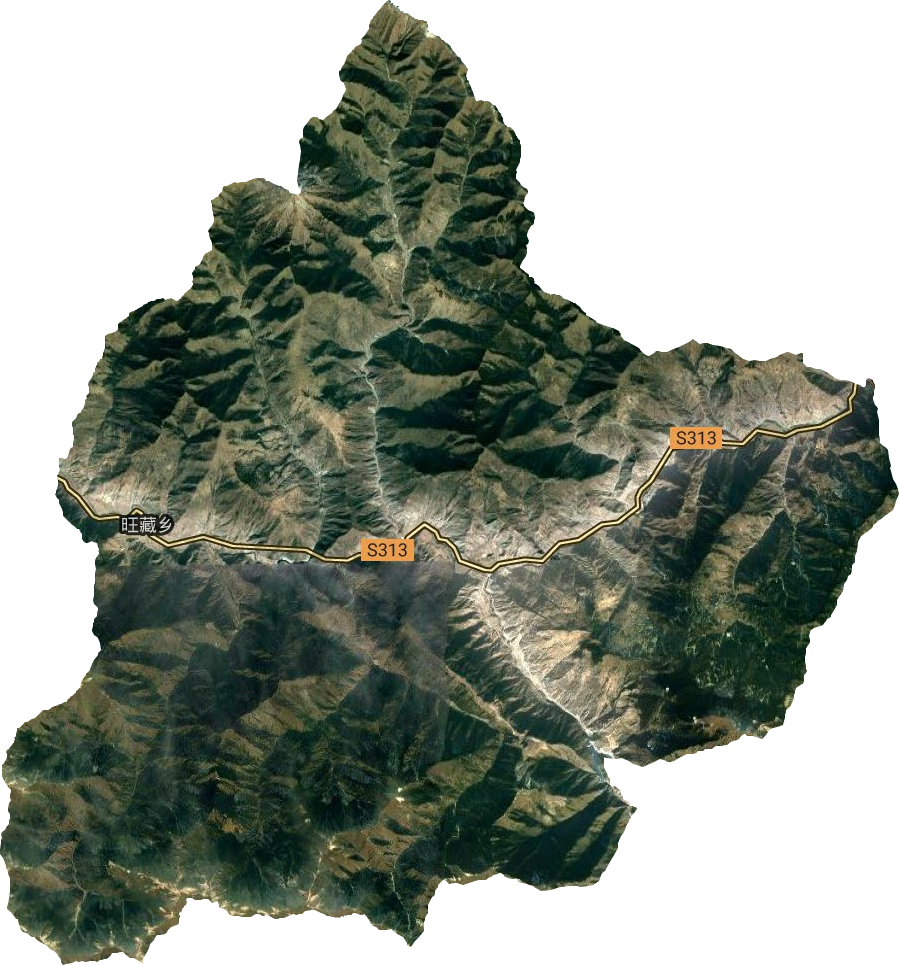 旺藏乡卫星图