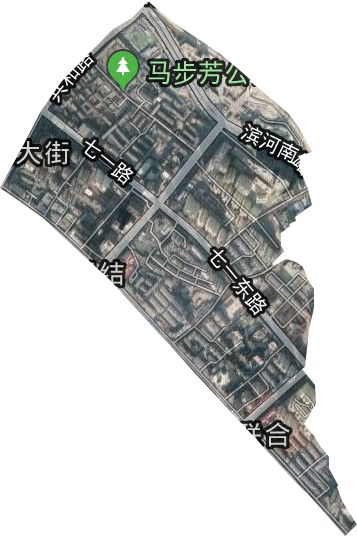 周家泉街道卫星图