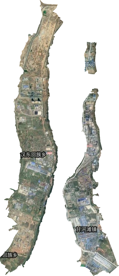 甘河工业园卫星图