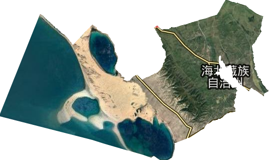 青海湖乡卫星图