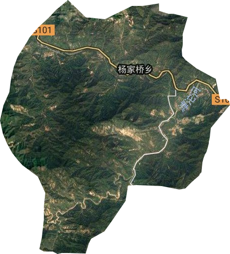 杨家桥乡卫星图