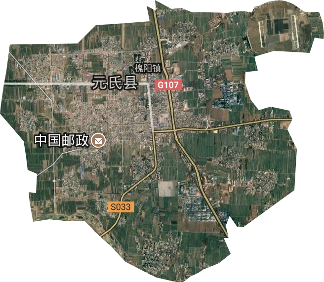 槐阳镇卫星图