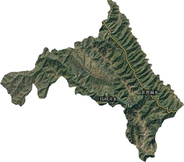 多贡麻乡卫星图