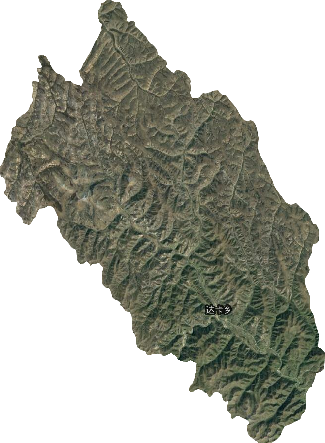 达卡乡卫星图