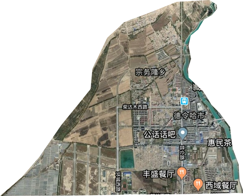 河西街道卫星图