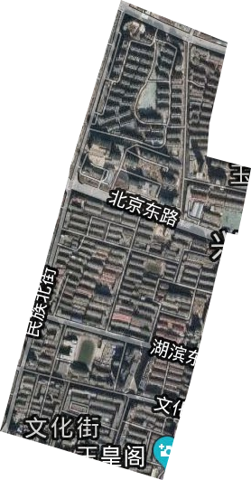 文化街街道卫星图