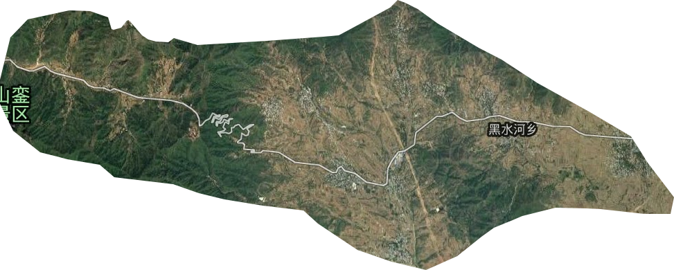 黑水河乡卫星图