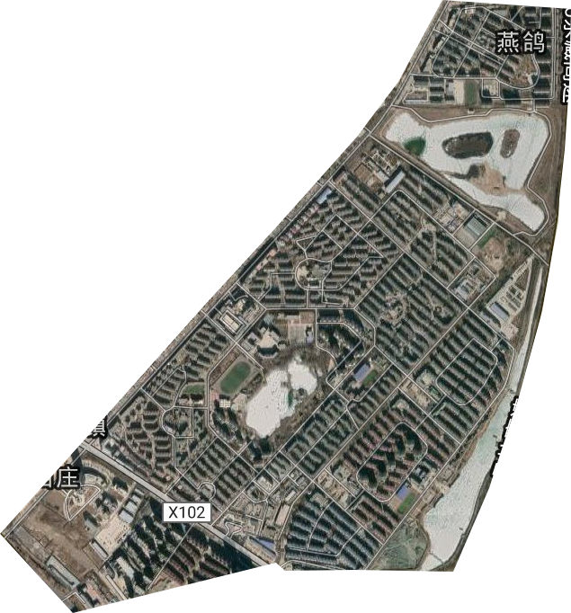 燕鸽湖管委会卫星图