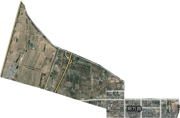 朔方路街道卫星图