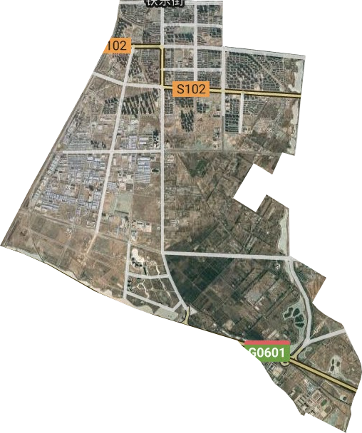 黄河东路街道卫星图