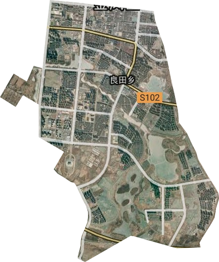 长城中路街道卫星图