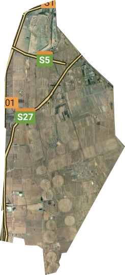 黄羊滩农场卫星图