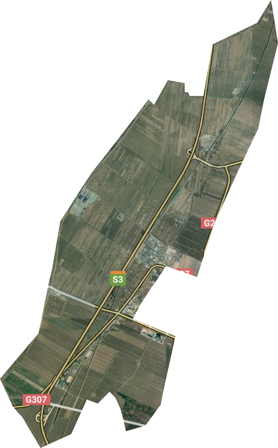 灵武农场卫星图