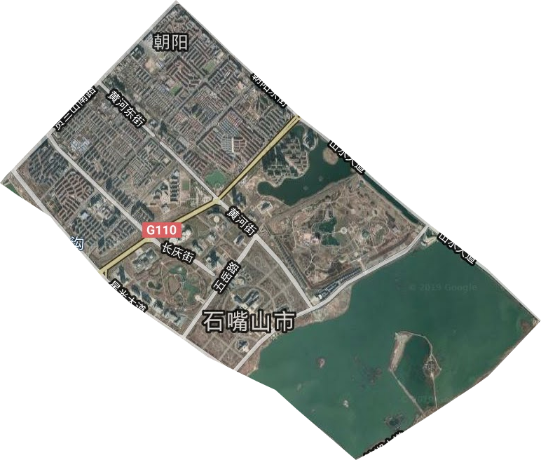 朝阳街道卫星图