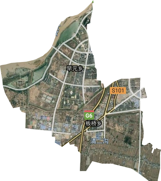 板桥乡卫星图