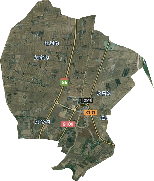 叶盛镇卫星图