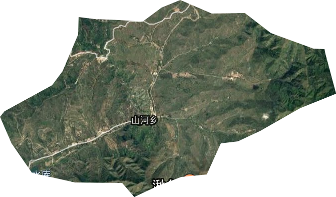 山河乡卫星图