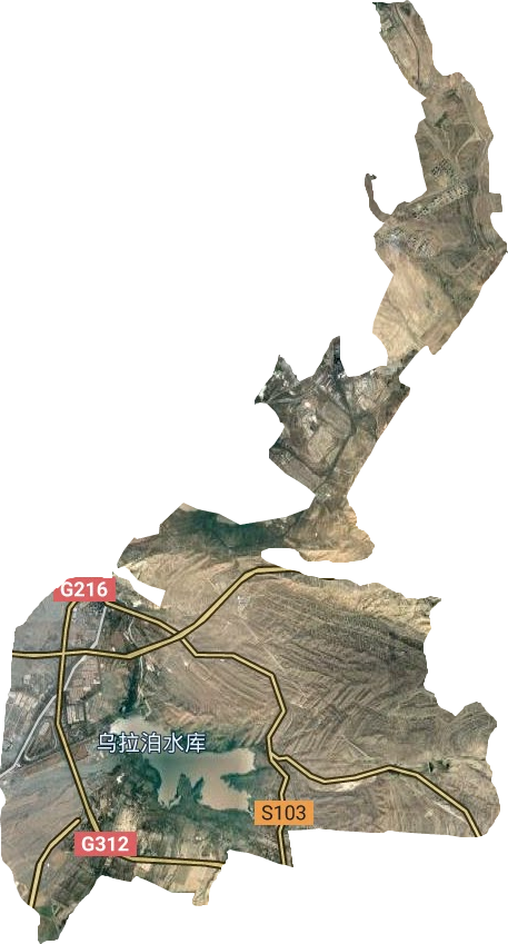 红雁街道卫星图