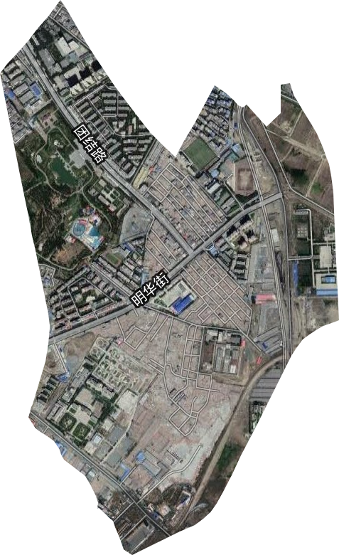 大湾街道卫星图