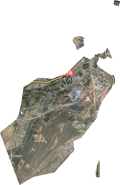仓房沟片区街道卫星图
