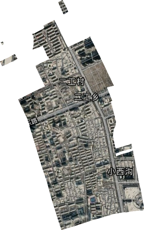 二工街道卫星图